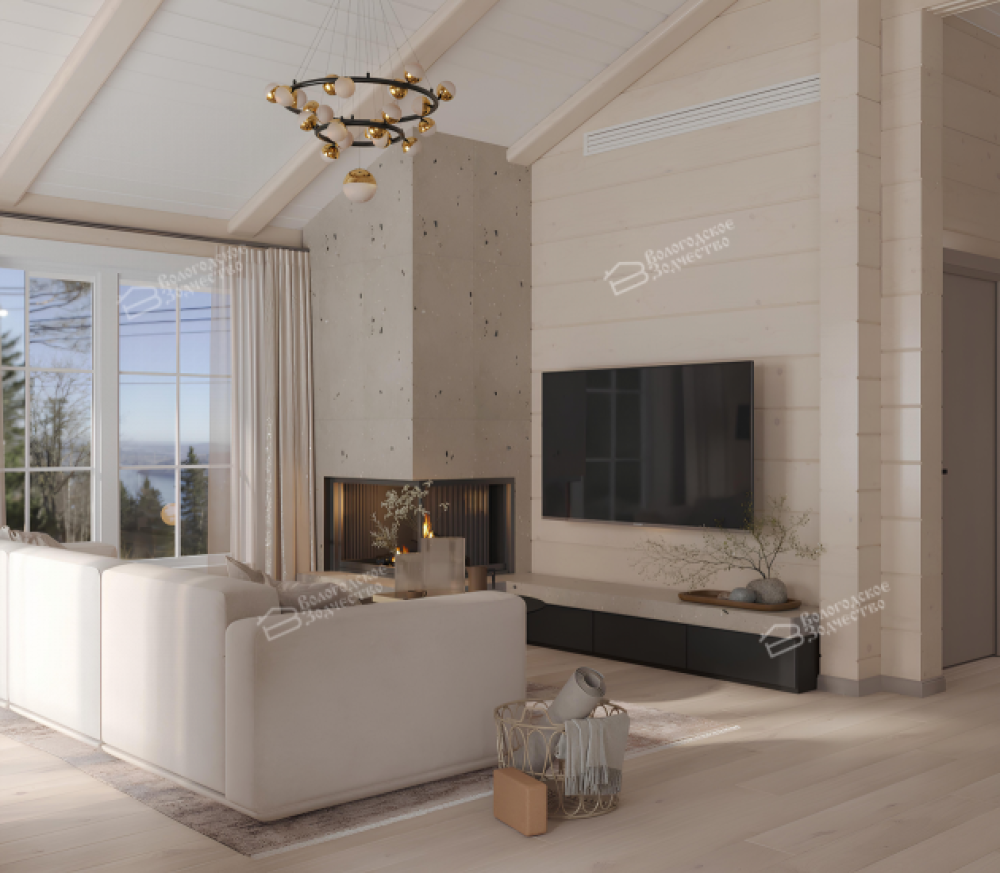 Дом из клееного бруса VZ-374